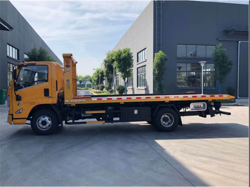 國六江鈴凱銳黃牌一體板清障車