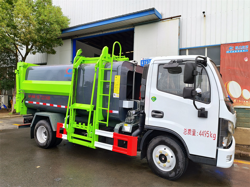 國六7方 藍牌東風D6 側裝壓縮垃圾車